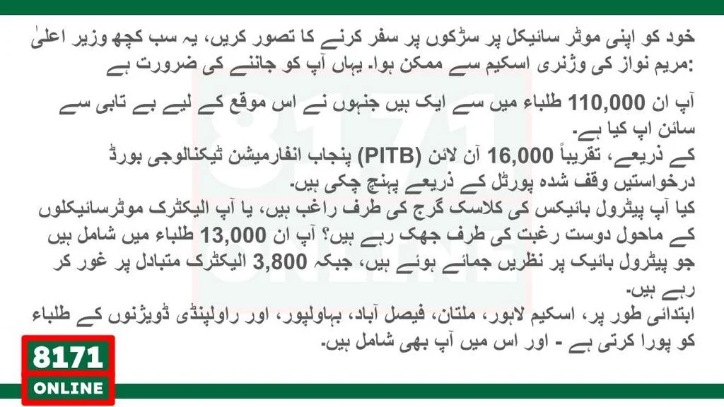 Chief Minister Maryam Nawaz's visionary scheme