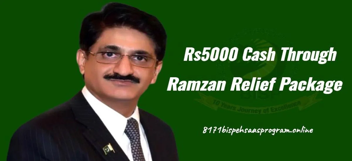 Sindh Rs5000 Cash Through Ramzan Relief Package